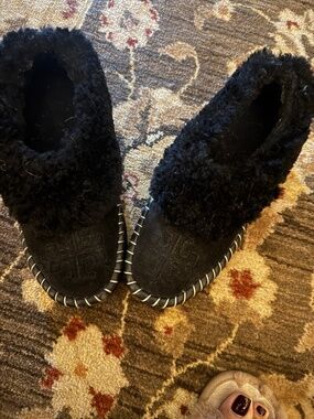 Tory Burch Shearling Lined Moccasins